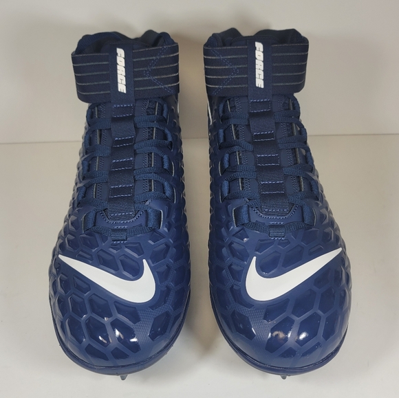 Mens Size 15 Nike Force Savage Pro 2 Football Cleats Navy White BV3969-401 - Picture 7 of 10